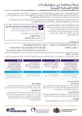 Low-Dose Methotrexate for Plaque Psoriasis Action Plan (Arabic)