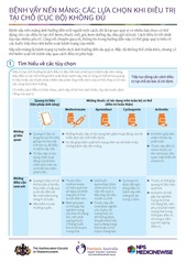 Plaque Psoriasis Treatment Decision Aid (Vietnamese)